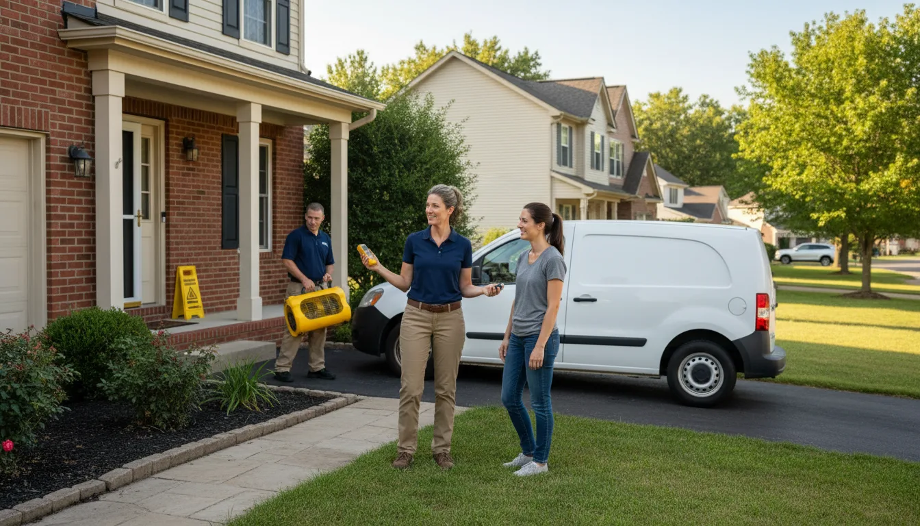 Water restoration image for Water Damage & Restoration Services in Mather, CA